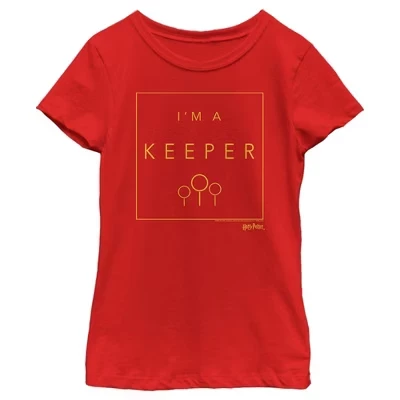 Женская футболка I'm a Keeper красного цвета