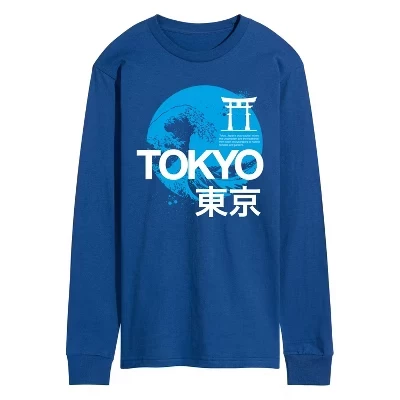 Мужской лонгслив Instant Message Tokyo, синий