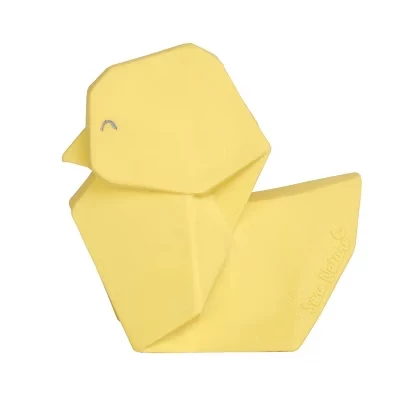 Грызунок Saro Origami Duck без отверстий, желтый