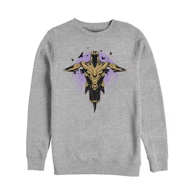 Мужской свитшот Marvel Thanos Flight, серый меланж