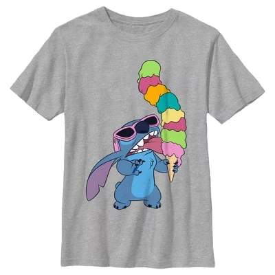 Футболка Athletic Heather Stitch для мальчика-любителя мороженого