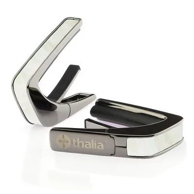 Экзотическая серия Черная хромированная гитара Capo mother of pearl