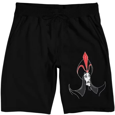 Мужские пижамные шорты Disney Villains Jafar, черные