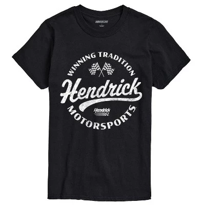 Мужская футболка Hendrick Motorsports Winning Tradition с коротким рукавом и графическим рисунком, черная
