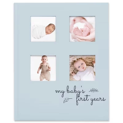 Sketch Baby Memory Book, Детские книжки для молодых родителей, Milestone Journal, 66 страниц, Детский альбом для вырезок для девочек, светло-голубой для мальчиков