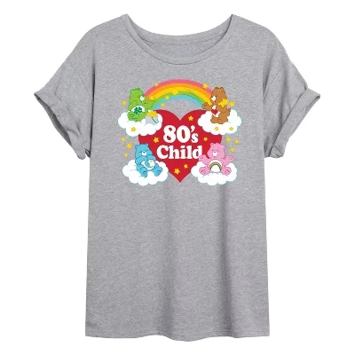 Женская футболка Care Bears 80s Child, серая