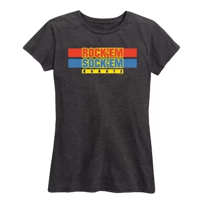 Женская футболка с графическим рисунком heather charcoal, предназначенная только для боксерских роботов в мире, с коротким рукавом