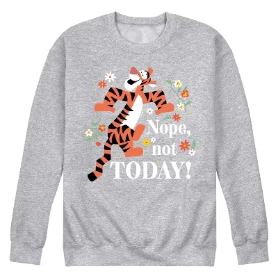 Мужская флисовая толстовка с рисунком Тигры athletic heather