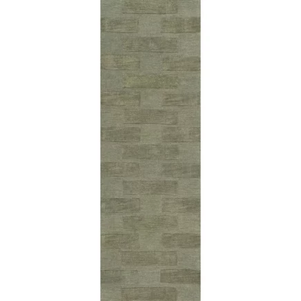 Remy Crosshatch Wool Area Rug runner 2' 6