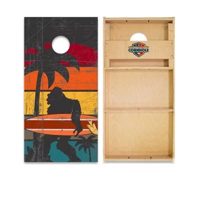 Набор досок для серфинга Sasquatch 2x4 Cornhole | Включает в себя (2) доски, (8) Сумки и дополнительные аксессуары без аксессуаров