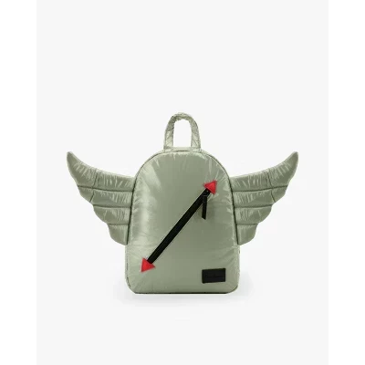Детский рюкзак 7am enfant mini wings 12″ пуховый, матча