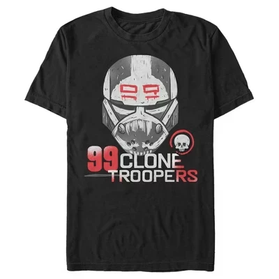 Мужская футболка The Bad Batch 99 Clone Troopers, черная