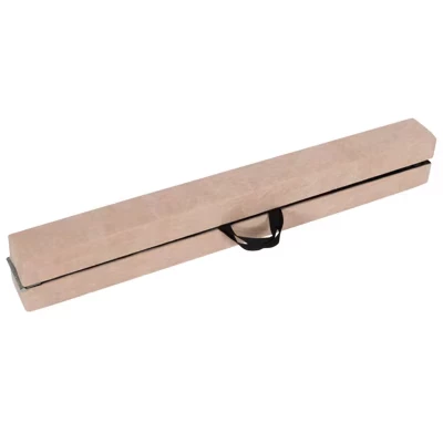 Гимнастическая перекладина Gymax 8FT Folding Balance Beam из пенопласта с основанием из цельного дерева и противоскользящим дном для детей и подростков Синий /Коричневый /Розовый / Разноцветный /Фиолетовый /Радужно-коричневый