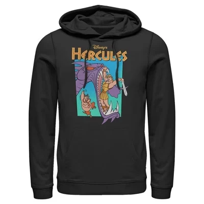 Мужское худи Hercules Hydra Monster, черное