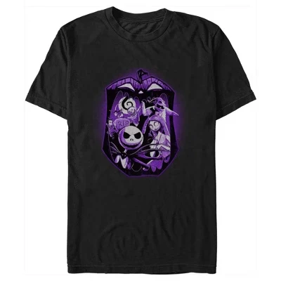 Мужская футболка The Nightmare Before Christmas, черная