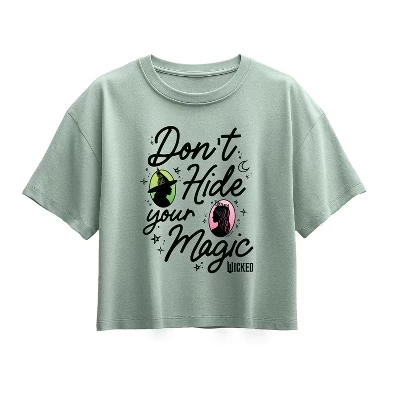 Футболка для девочек Wicked «Магия», мятная