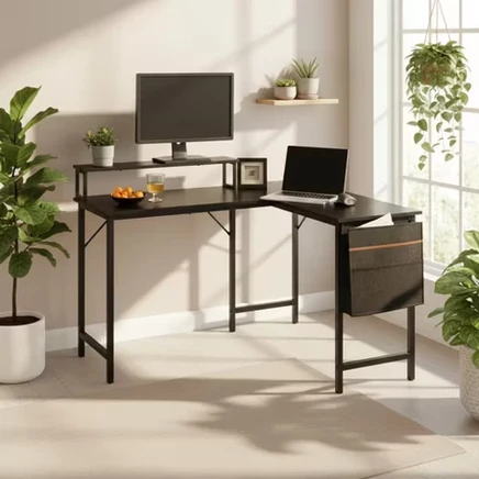 Игровой стол FurnitureR L-образный с LED-подсветкой