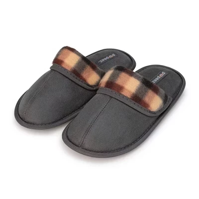 Домашние туфли для мальчиков с потертостями Soft Comfort Kids Classic серого цвета