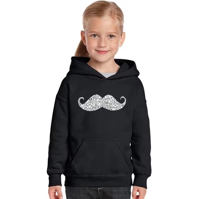 Толстовка с капюшоном Girl's Word Art - СПОСОБЫ СОЗДАНИЯ черных УСОВ