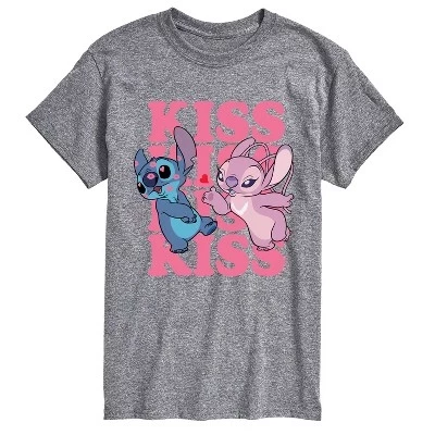Мужская футболка с коротким рукавом Kiss с графическим рисунком athletic heather