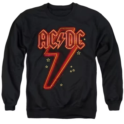 Мужской свитшот ACDC Neon Bolt, черный