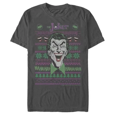 Мужская футболка DC Comics Batman Joker, антрацитовая