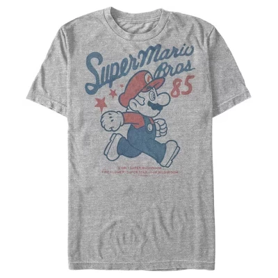 Мужская футболка Super Mario Bros 85 athletic heather