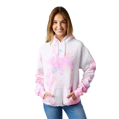  Женская толстовка с капюшоном и длинными рукавами Pink Cloud Wash от Circle of Friends hello kitty circle of friends