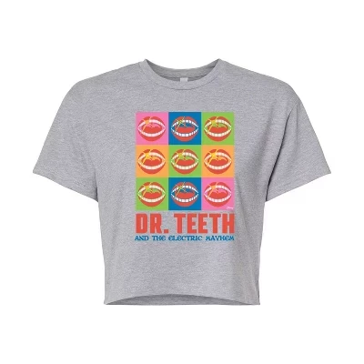 Женская укороченная футболка с графическим рисунком Dr. Teeth & The Electric Mayhem Tour