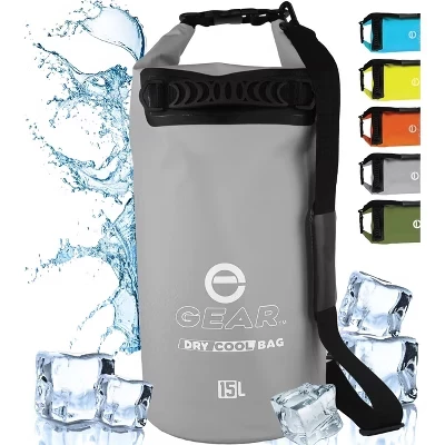 Термосумка Enthusiast Gear Roll Top, 15 л, серая