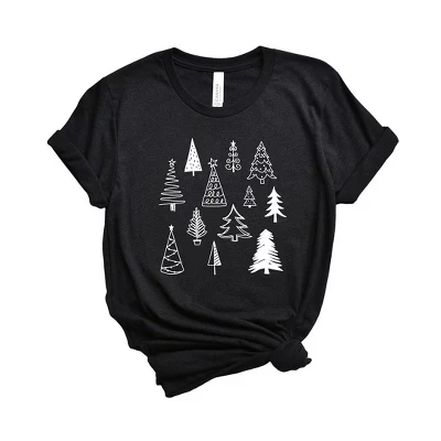 Женская футболка Simply Sage Market Christmas Tree, черная