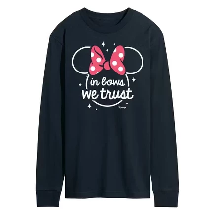 Мужской лонгслив Disney Minnie Mouse, темно-синий