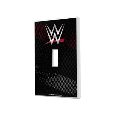 Стальная пластина выключателя света со скрытым винтом с логотипами WWE для одиночного переключателя wwe
