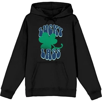 Худи Bioworld Lucky Lass с длинными рукавами, черное