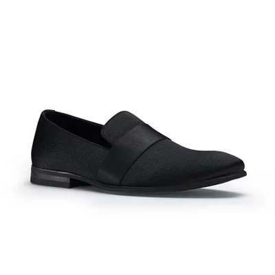 Мужские мокасины Lucio MFA19718 из ткани пенни, модельные туфли silk noir