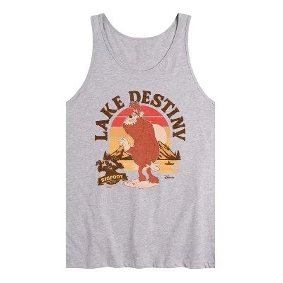 Мужская майка Athletic Heather с графическим рисунком снежного человека от Lake Destiny