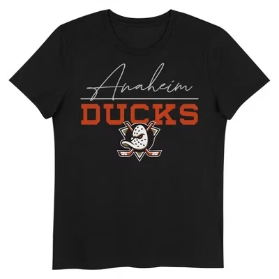 Детская футболка NHL Anaheim Ducks с V-образным вырезом, многоцветная