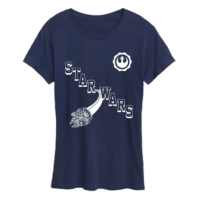 Женская футболка Star Wars Collegiate Icons, синяя