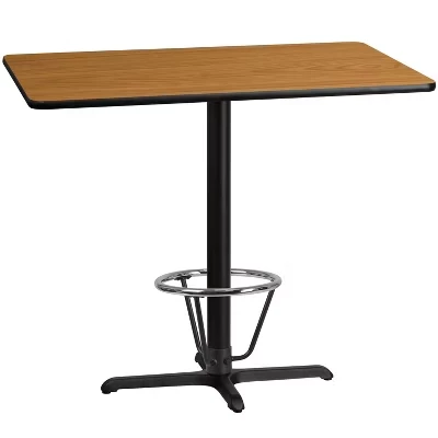 Барный стол Flash Furniture 76×122 см, натуральный