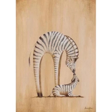 Картина Oopsy Daisy «Поцелуи в саванне», 25×36 см