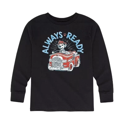 Детский лонгслив Paw Patrol Always Ready, черный