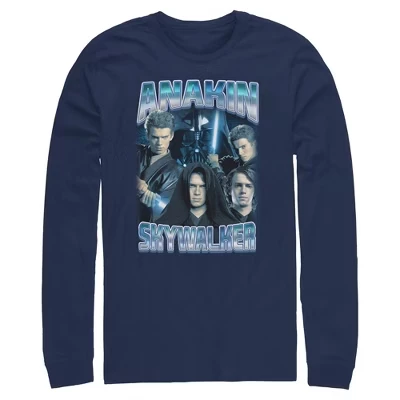 Мужской лонгслив Star Wars Anakin Skywalker, синий