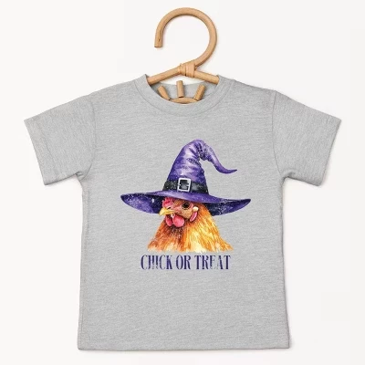 Детская футболка The Juniper Shop Chick Or Treat, серая