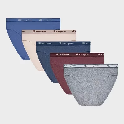 Женское эластичное нижнее белье Iconic Essentials из хлопка 5pk с высокой посадкой