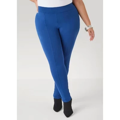 Женские легинсы Ashley Stewart из понте, синие