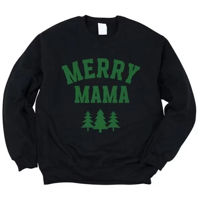 Женский свитшот Simply Sage Market Merry Mama, темно-синий