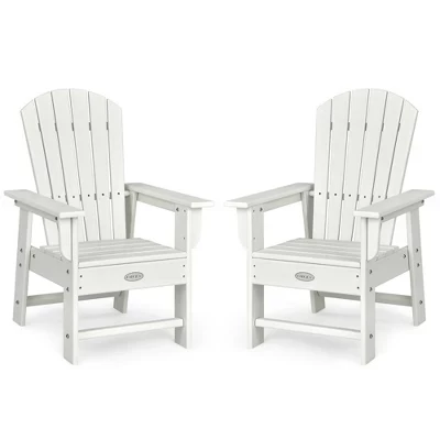 Детские кресла Costway Adirondack, 2 шт., белые