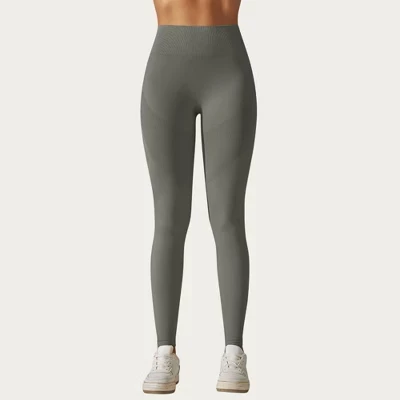 Женские легинсы Anna-Kaci Active, утягивающие, серые