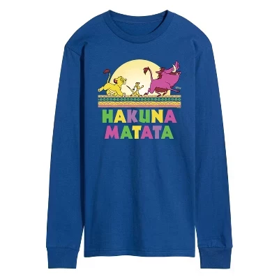 Мужской лонгслив Disney The Lion King, синий