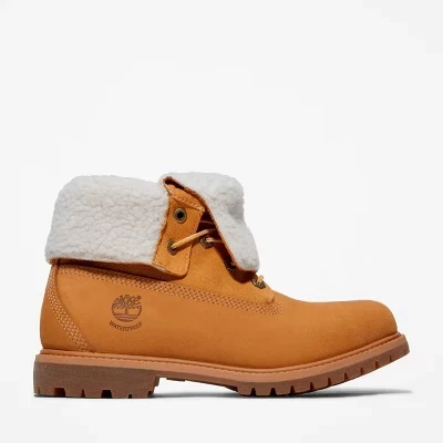 Женские ботинки Timberland Roll‑Top нубук, пшеничный